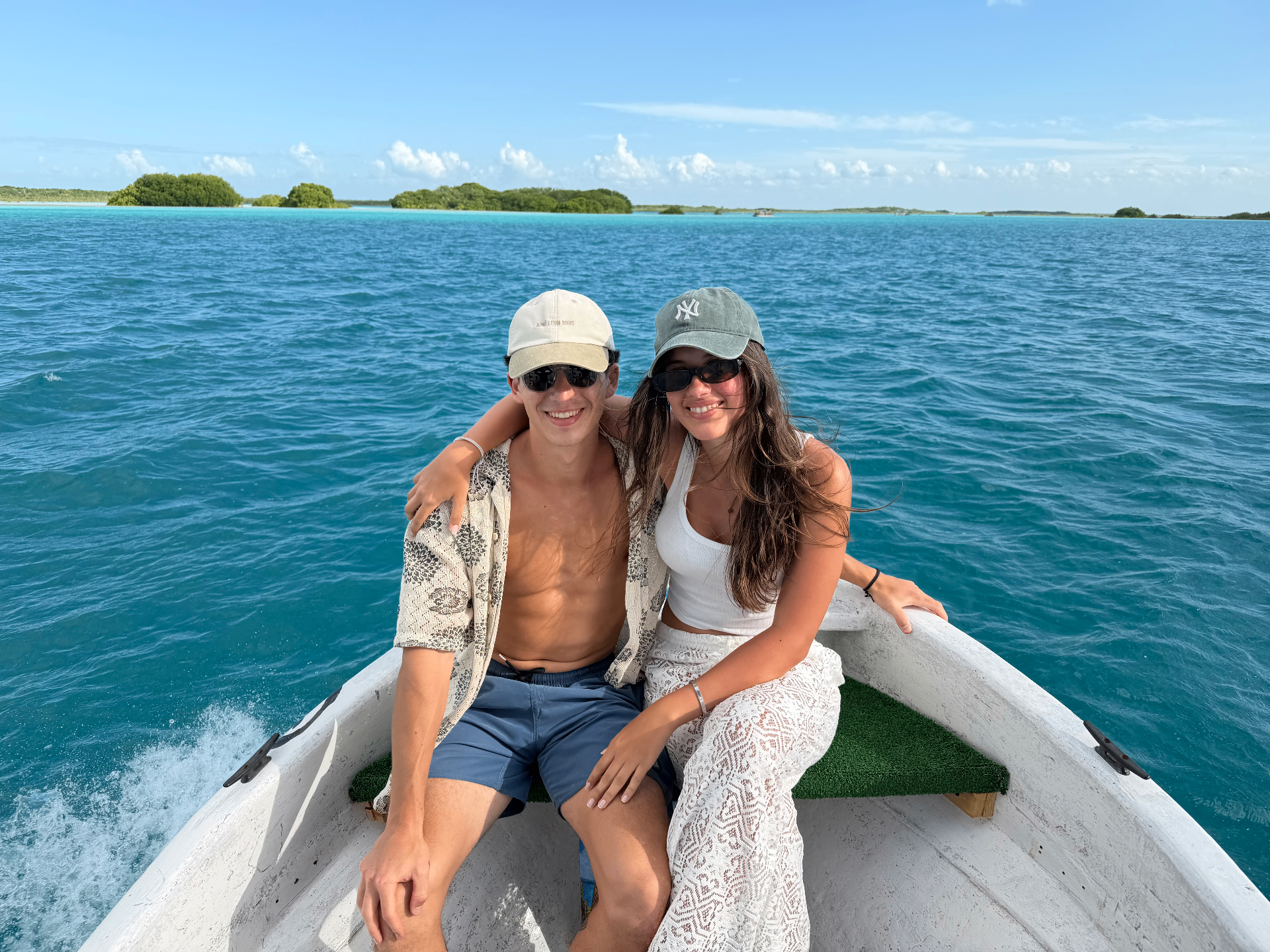 Paseo en lancha por la Laguna Bacalar