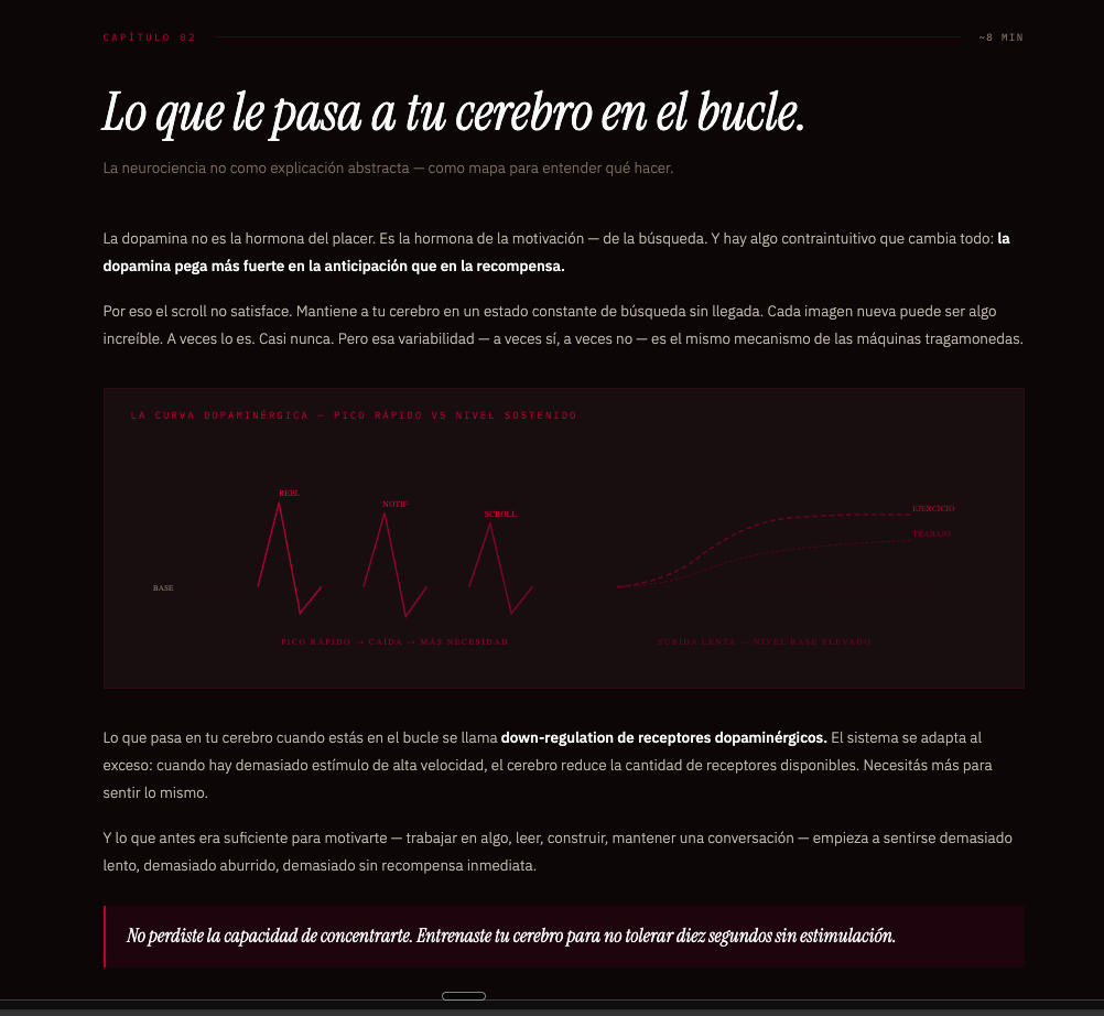 Slide de la tercera clase de Baseline: la curva dopaminérgica, pico rápido vs nivel sostenido