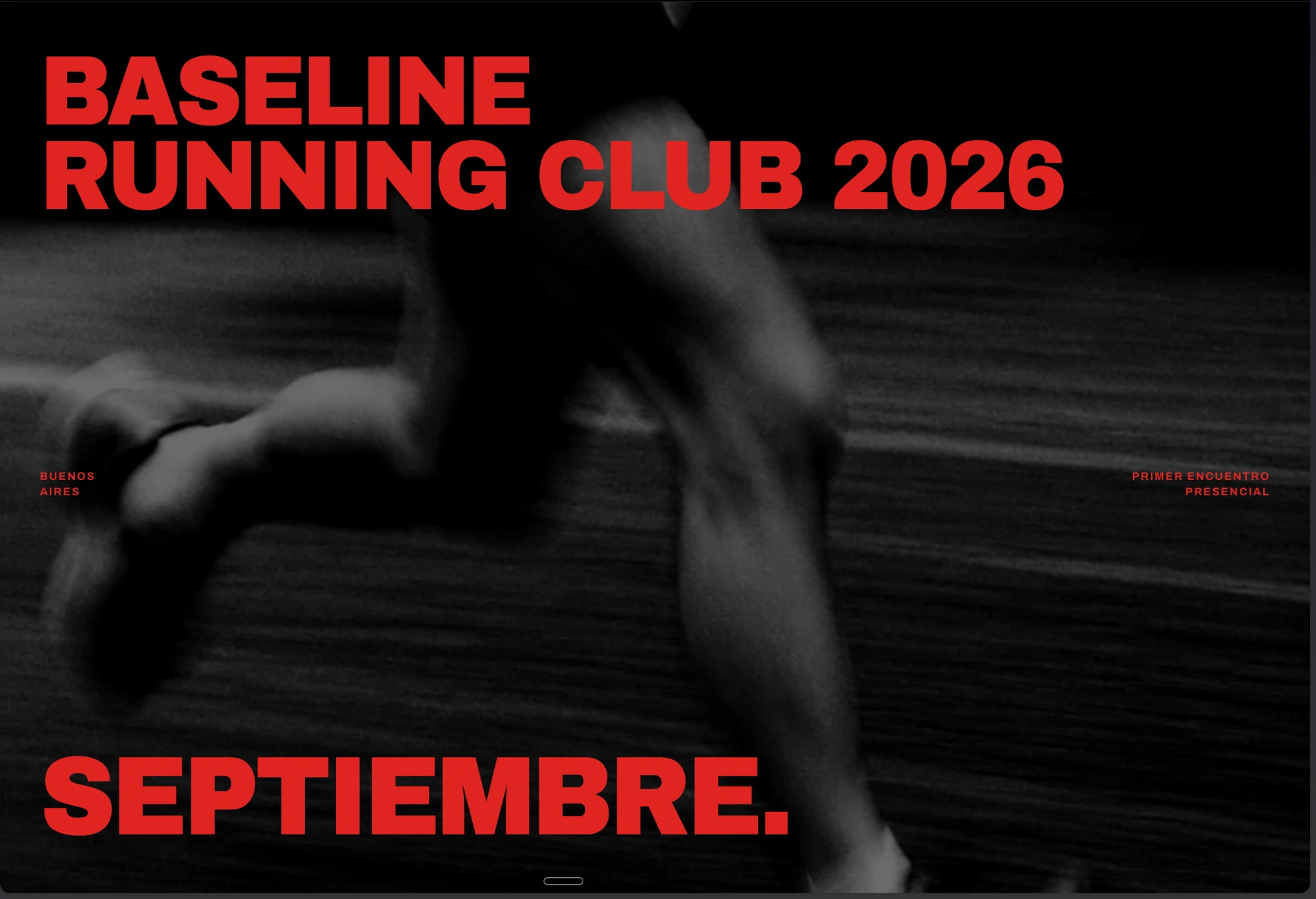 Baseline Running Club 2026 — primer encuentro presencial en Buenos Aires, septiembre